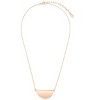 SHINE by Sterling Forever Sterling Silver Half Circle Pendant Necklace - 2 of 4