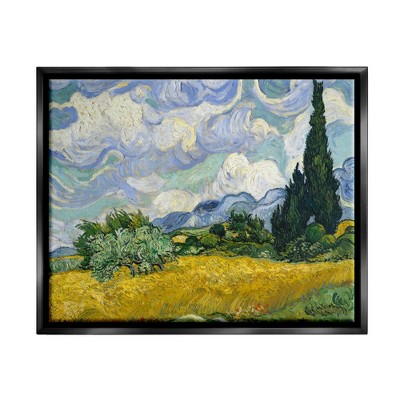 Stupell Industries Van Gogh Wheat Field with Cypresses Post Impressionist Painting