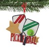 Kurt S. Adler 3.0 Inch Pickle Ball Ornament Paddles Plastic Ball Tree Ornaments - 2 of 3