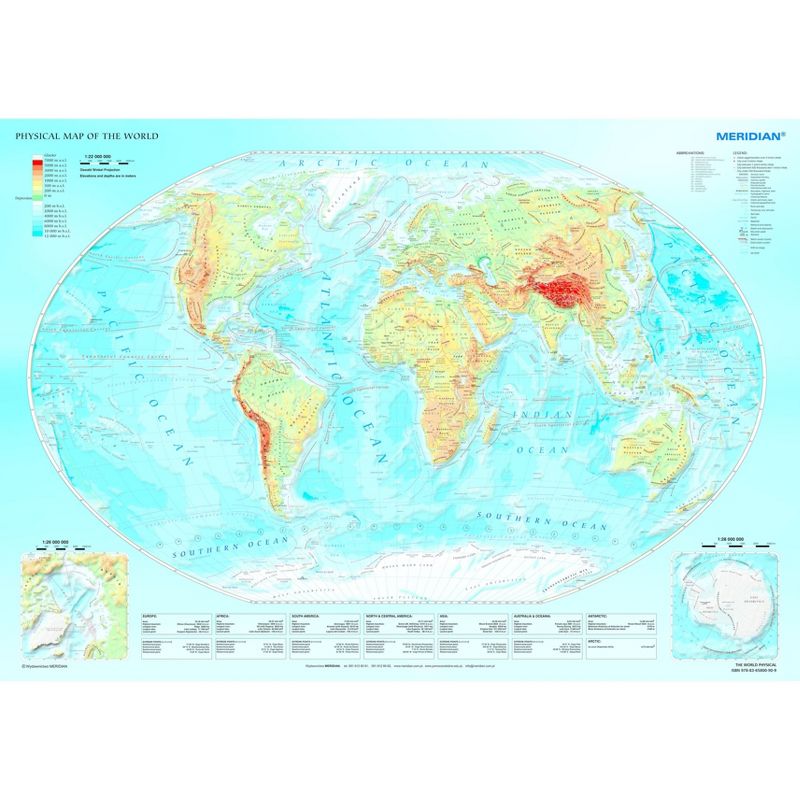 Trefl Physical Map of the World Jigsaw Puzzle - 1000pc: Educational 3D World Map, Brain Exercise, Gender Neutral, 3 of 4