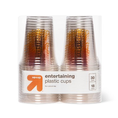 Disposable Drinkware Cup - Clear - 18oz/30ct - up & up™