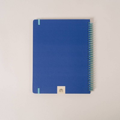 Papier 150pg Ruled Notebook 11&#34;x8.5&#34; Spiral Typographic_3