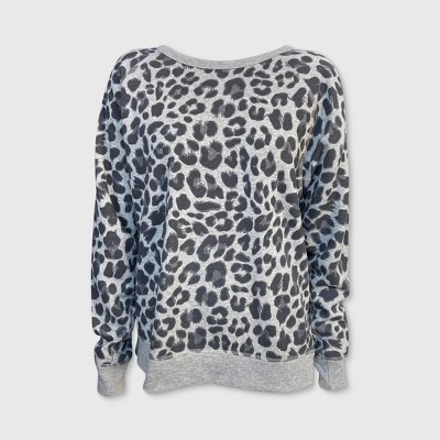 leopard print sweatshirt womens