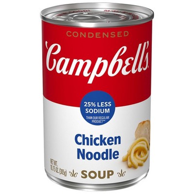 Campbell's Soup 25% Less Sodium Chicken Noodle 10.75 oz