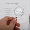 Unique Bargains Magnifying Handheld Magnifier with Decorative Handle 10X Magnification ABS Metal 4.5cm 1 Pc - 3 of 4