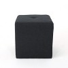 Vynxaria Versatile Square Ottoman for Extra Seating and Relaxation ,Gray - 4 of 4