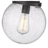 Calhoun 1-Light Flush Mount - Mid-Century Modern & Schoolhouse Design, Dimmable, Damp Rated - 2 of 4