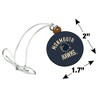Monmouth University Official Hawks Mini Small Tiny Wood Christmas Tree Holiday Ornament - 4 of 4