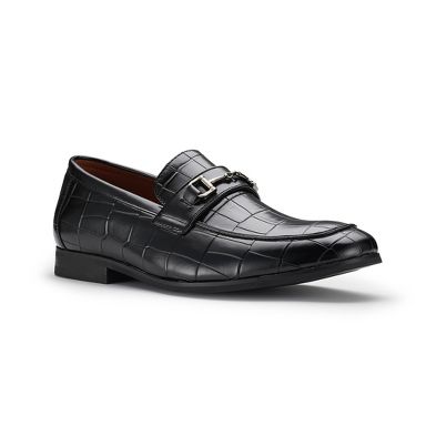 Ferro Aldo Mens Declan MFA19752 Alligator Skin Texture Moc  display picture 2