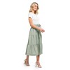 August Sky Women's T-shirt Twofer Maxi Dress - 3 of 4