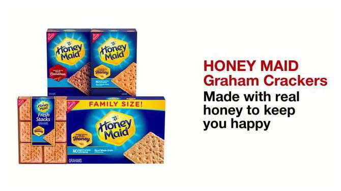 Honey Maid Cinnamon Graham Crackers - 14.4oz, 2 of 22, play video