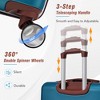 YONWAY Luggage Set 4 Piece Hardshell Expandable Suitcase Set, with TSA Lock and Spinner Wheel, Vintage Luggage Sets - 4 of 4