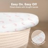 KeaBabies Bassinet Sheet for Baby Girls, Boys, 2-Pack Isla Fitted Bassinet Sheets, Bassinet Mattress Sheets - 4 of 4