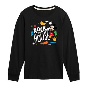Boys' - Disney - Rock The House Long Sleeve Graphic T-Shirt - 1 of 4
