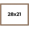 PosterPalooza | Slim Profile Gold Picture Frame - UV Acrylic, Backing Board, Hanging Hardware Included - 2 of 4