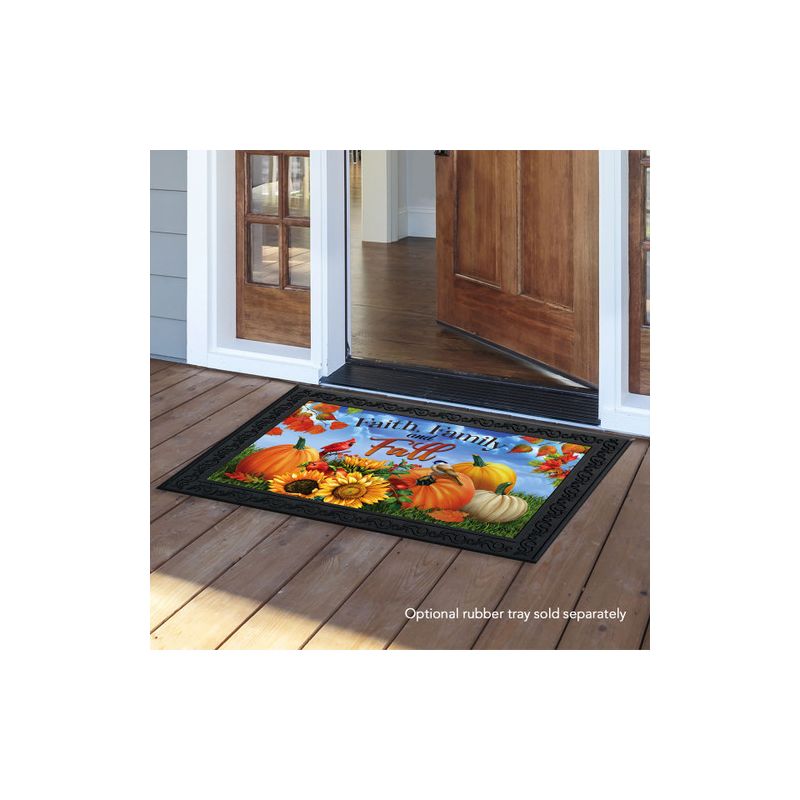 Faith Family And Fall Doormat 18" x 30" Indoor Outdoor Briarwood Lane, 4 of 6