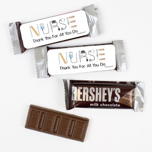 44 Pcs Nurse Appreciation Candy Hershey's Snack Size Chocolate Bar (19.8 oz, Approx. 44 Pcs) - Nurse Week Thank You Gifts - 1 of 2