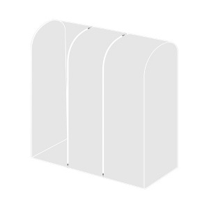 Unique Bargains Garment Bags PEVA Clothes Cover Bags with Zipper - 1 of 4
