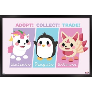 Trends International Adopt Me! - Adopt, Collect, Trade Framed Wall Poster Prints - 1 of 4