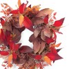 Melrose Mixed Fall Foliage Wreath 19"D - 2 of 2