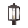Livex Lighting Nyack 1 - Light Post Light in  Bronze - 3 of 4