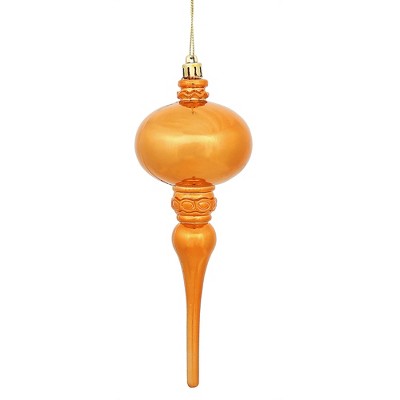Vickerman 8" x 2.75" Shiny Finial Ornament
