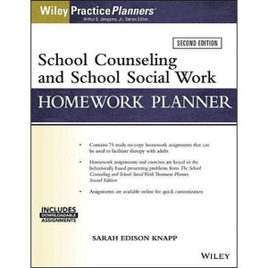 School Counseling and Social Work Homework Planner (W/ Download) - 2nd Edition by  Sarah Edison Knapp & David J Berghuis (Paperback) - 1 of 1