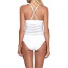 Women's Plunge V-Neck One Piece Swimsuit - Jets By Jessika Allen - 2 of 3