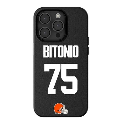 Keyscaper NFL Cleveland Browns Players Game Tactic MagSafe Compatible Cell Phone Case for Apple iPhone