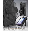 Vena vArmor Rugged Case for for Samsung Galaxy S10+ S10 Plus Military Grade Drop Protection with Belt Clip Holster Kickstand - Space Gray - 4 of 4
