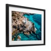 Stupell Industries Mediterranean Lighthouse Overlook Framed Print Under Glass - 2 of 4