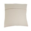 Saro Lifestyle Natural Hair-On Leather Pillow Cover, 20"x20", Brown - 2 of 4
