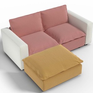 Ainfox L shaped Module Sofa 3 Seats Rainbow Sofa For Living Room,Vila,Apartment - 1 of 4