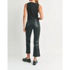 Women's Coated Kick Flare Jeans - JUST BLACK DENIM - 2 of 4
