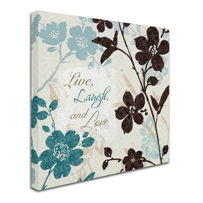 Lisa Audit 'Botanical Touch Quote II' Matted Framed Art
