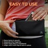 Running Buddy Magnetic Running Fanny Pack for Men & Women | Hiking, Running Waist Pack Small 5-7/8 in x 4 in, Black - 2 of 4