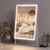 HOMLUX Music Makeup Mirror - Adjustable LED, Detachable 10X Magnification, Smart Touch - 2 of 4