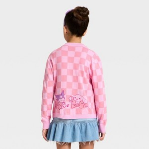 Girls' Sanrio Hello Kitty and Friends Button-Up Cardigan - Light Pink - 1 of 4