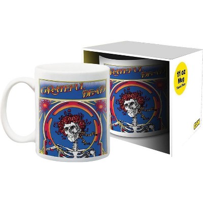 NMR Distribution Grateful Dead Skeleton and Roses 11 Ounce Ceramic Mug