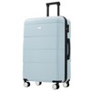 Whisen 3-Piece ABS Hardshell Luggage Set with 20"/24"/28" Spinner Suitcases, TSA Combination Lock, 360° Double Wheels - 2 of 4