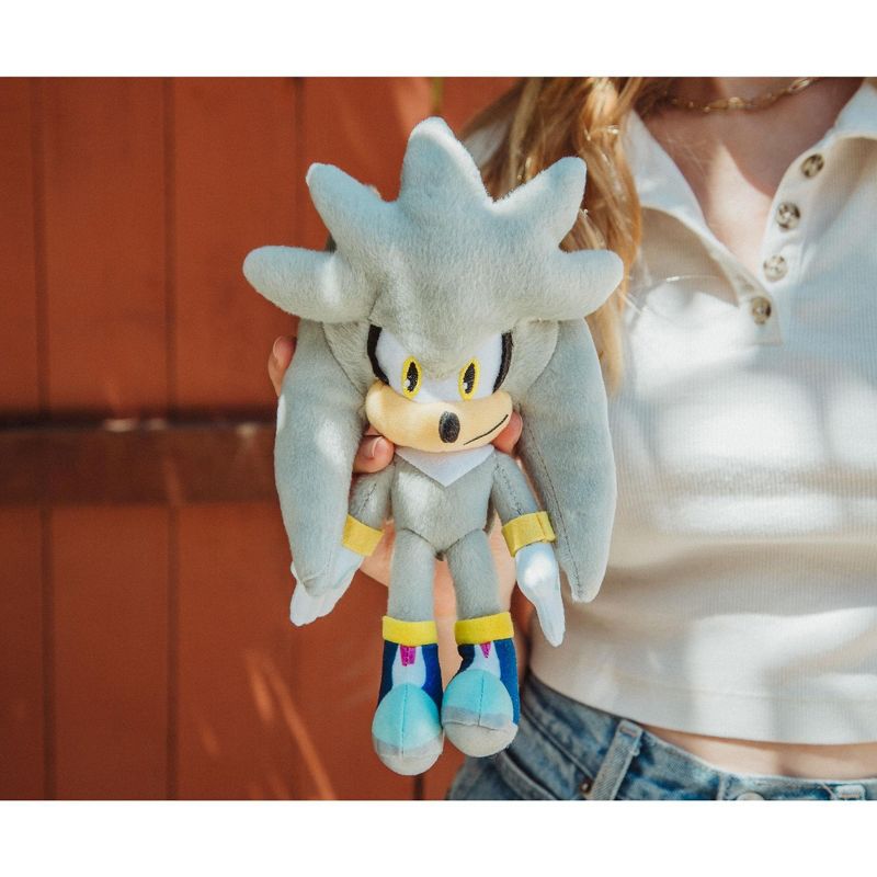 Sonic the Hedgehog 8-Inch Character Plush Toy | Silver, 4 of 10