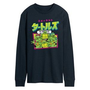 Men's - Teenage Muntant Ninja Turtles - Kanji Long Sleeve Graphic T-Shirt - 1 of 3