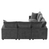 CAVINAS Modern Modular Sectional Sofa, 86*86" Modern L Shape Modular Sofa, 5 Seat Chenille Sectional Couch Set with 2 Pillows Included - 3 of 4