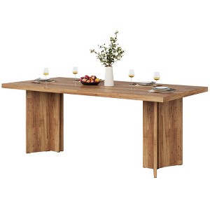 Tribesigns 63" Rectangular Dining Table for 4-6 People - 1 of 4