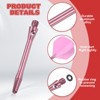 Unique Bargains 2BA Thread Aluminum Dart Shafts with Rubber Rings for Steel Tip 4 Pcs - 3 of 4