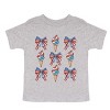 The Juniper Shop Patriotic Ice Cream Stacked Coquette Toddler Short Sleeve Tee - 2 of 4