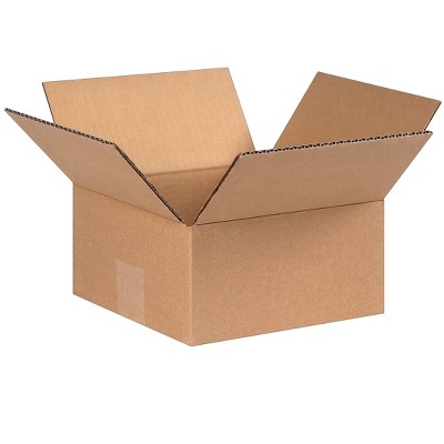 MyOfficeInnovations 8 x 8 x 4 200# Mullen Rated Shipping Boxes 25/Bundle
