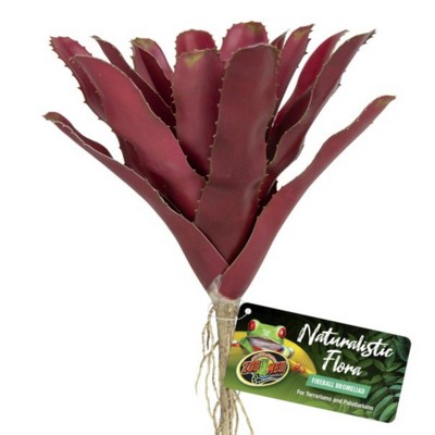 Zoo Med Red Plastic Artificial Fireball Bromeliad Vine