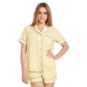 Jockey Women's Soft Touch Luxe Woven Short Sleeve Top - 1 of 4