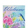 Northlight Blue and Purple Welcome Bird Outdoor House Flag 28" x 40" - 4 of 4